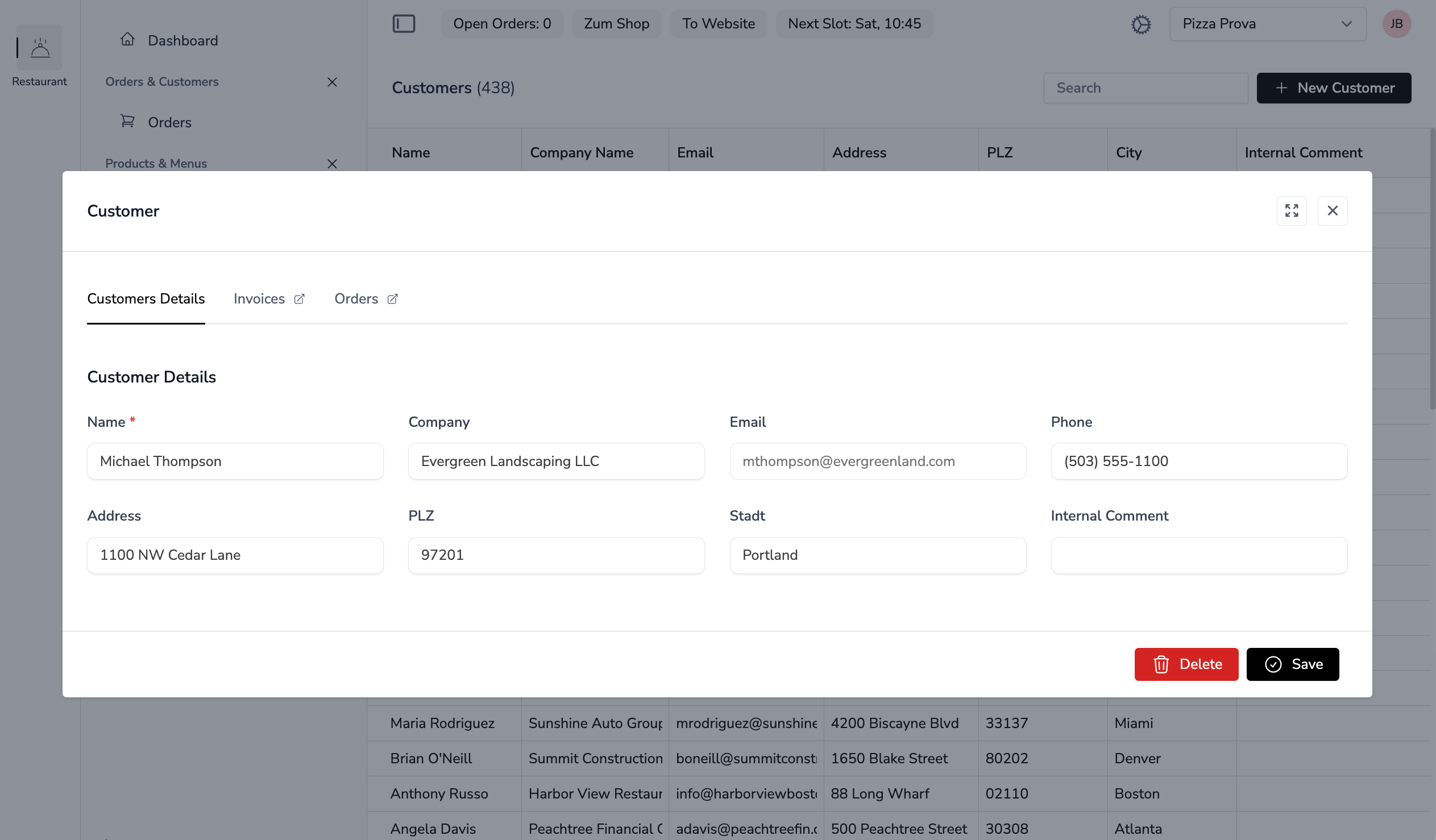 Detail View Noerd Example App