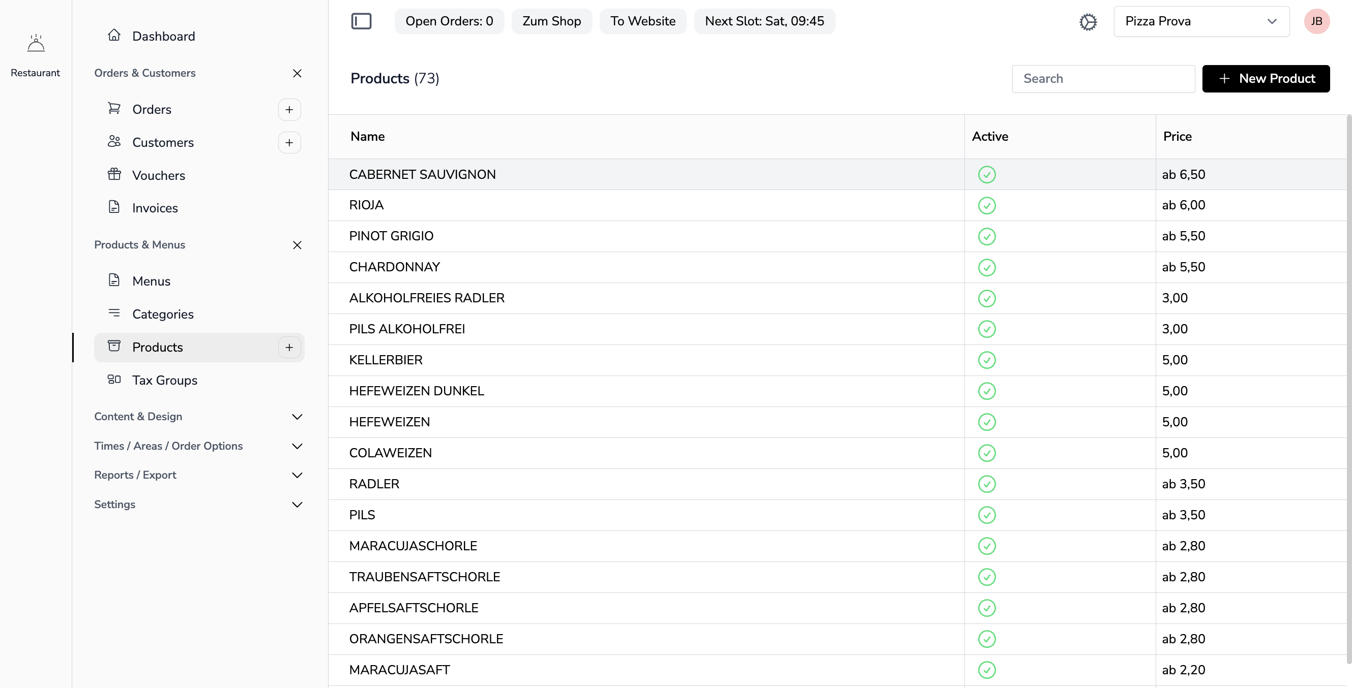 List View Noerd Example App